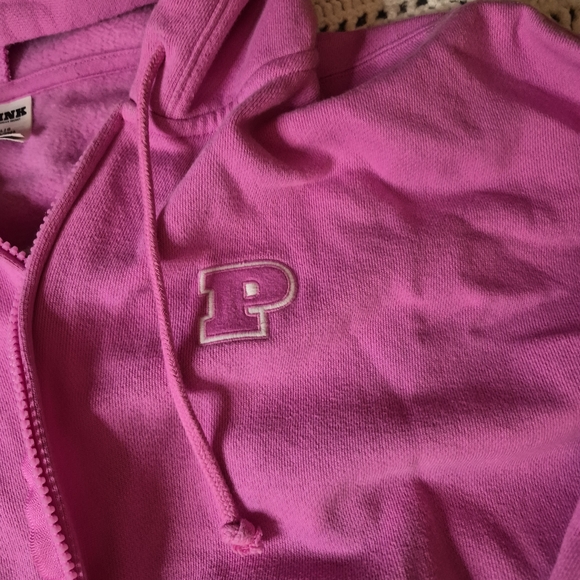 PINK Victoria's Secret Hot Pink Track Jogger Set - Picture 10 of 12